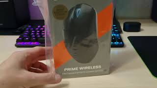 Мышь STEELSERIES Prime Wireless  распаковка