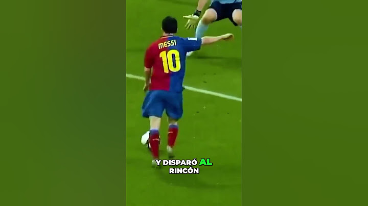 El Gol Espectacular de Messi  Barcelona Aplasta al Real Madrid