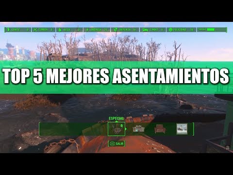 FALLOUT 4 | TOP 5 MEJORES ASENTAMIENTOS