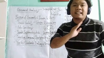 HOW TO CONDUCT DOCUMENT ANALYSIS