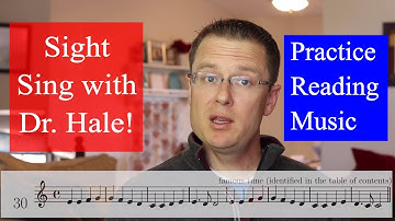 Sight Singing Practice. Read music better FREE PDF BOOK! Mental Choral Warm up with Dr. Hale!