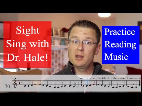 Sight Singing Practice. Read music better FREE PDF BOOK! Mental Choral Warm up with Dr. Hale!