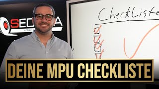 Checkliste für das MPU Gespräch | Wie auch du deine MPU bestehen wirst! | MPU Fragen und Antworten