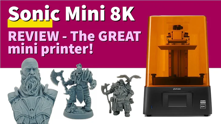 Phrozen Sonic Mini 8K REVIEW - Great Mini resin 3d printer