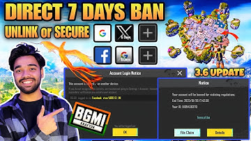 How to ban Bgmi id for 7 days Direct || bgmi 7 day ban trick || how to get 7 days ban in bgmi 3.6 🥰