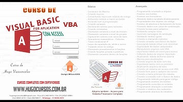 Curso de VBA Access - Aula 12 - Capturando valores com caixa de texto