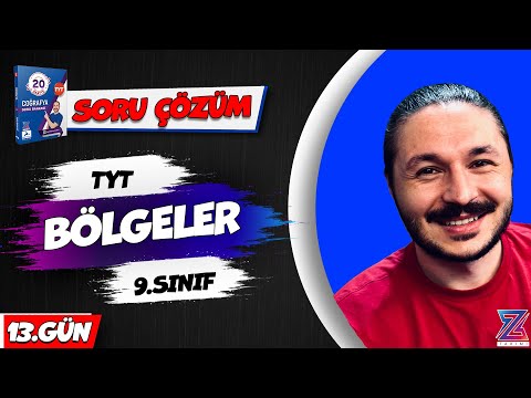 🌍BÖLGELER - ÇEVRE VE TOPLUM soru çözümü🔴27 Günde TYT Coğrafya -13🟡9.sınıf coğrafya -13