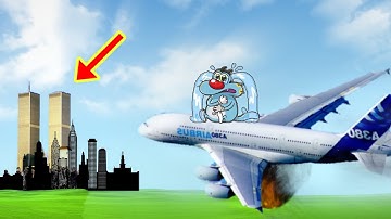 Noob vs Pro vs Hacker challenge in Ariplane evolution with Oggy & Jack