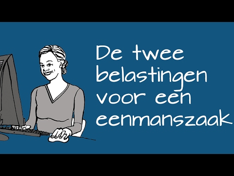 De twee belastingen voor een eenmanszaak