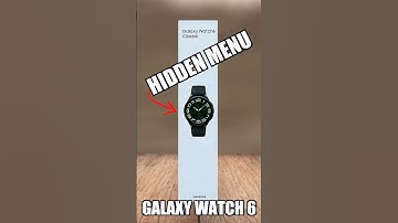 Galaxy Watch 6 has secret settings 🤫 #shortsviral