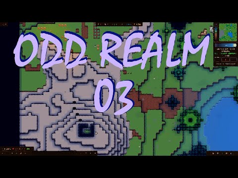 Видео: Odd Realm. #3 Крышуем ребят и торговец камнями.