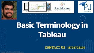 Tableau Tutorial 4 Overview of key Terminology in Tableau