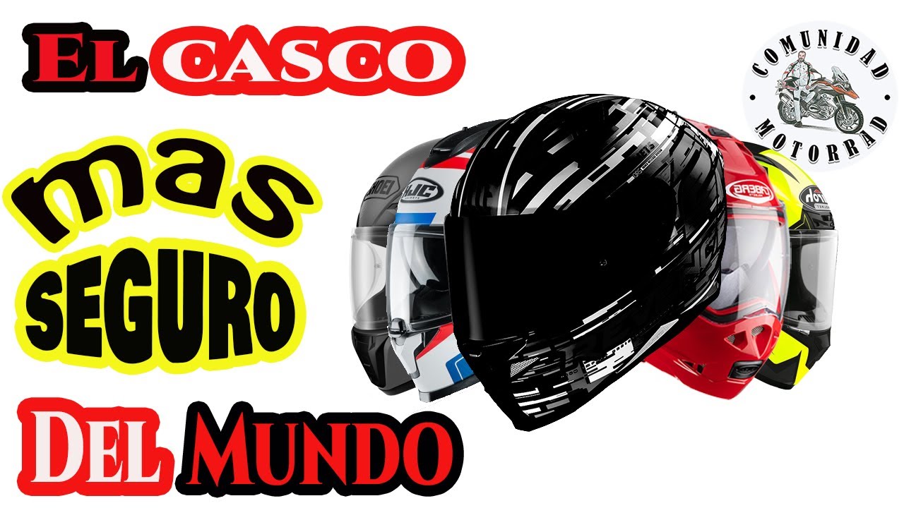 Los 7 cascos de moto económicos mejor valorados en los test de seguridad