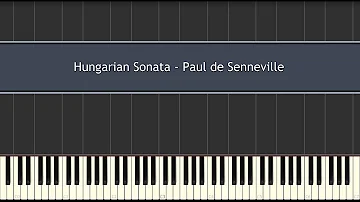Hungarian Sonata - (Richard Clayderman) Paul de Senneville (Piano Tutorial)