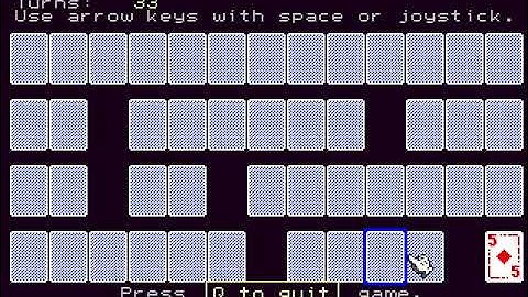 Concentration on Foenix F256 Jr