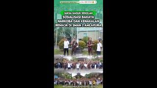Jaksa Menyapa Sekolah Kejati Bali Sosialisasi Bahaya Narkoba & Kenakalan Remaja Di Sman 2 Amlapura