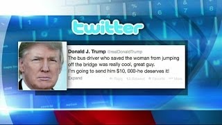 Trump: heroic bus driver deserves reward