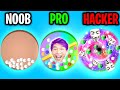 Can We Go NOOB vs PRO vs HACKER In SAND BALLS!? (ALL LEVELS!)