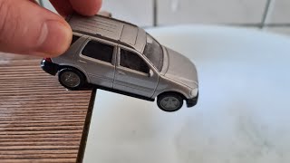 Little Siku Diecast Cars Sliding into Water and Foam
