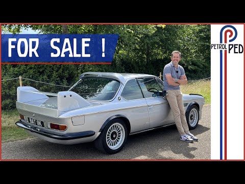 Epic 450hp Tesla Powered BMW 3.0 CSi Batmobile - Lightening Quick and For Sale