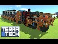 Технологичный Поезд "Сороконожка" ✦TerraTech✦