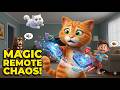 Mochi vs The Magic Remote | This Funny Cartoon Gets OUT OF CONTROL