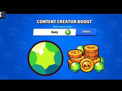 Top 5 Brawl Stars CONTENT CREATOR BOOST codes!