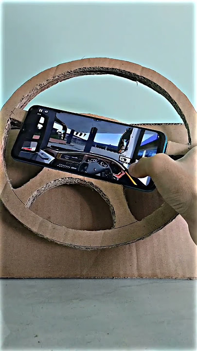 steering wheel bussid android dari kardus