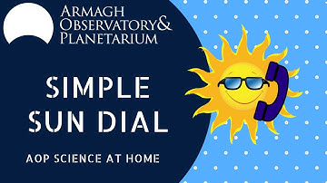 AOP Science at Home: Make your own Sundial