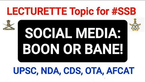 SOCIAL MEDIA: BOON OR BANE! | Today