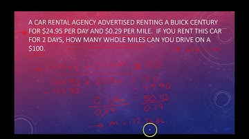 Translating Word Problems into Equations