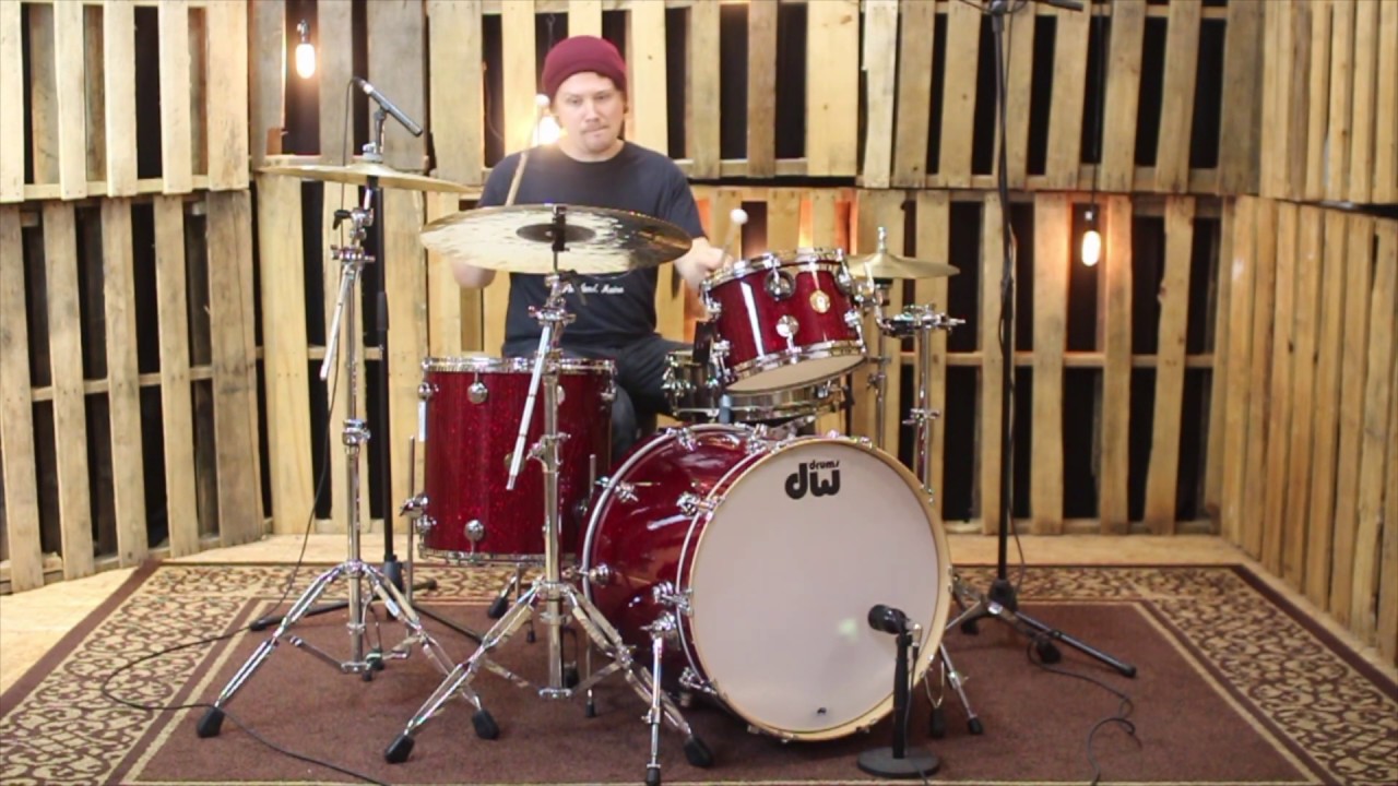 DW Jazz Series Ruby Glass Drum Set 22,12,16 SO846277 YouTube
