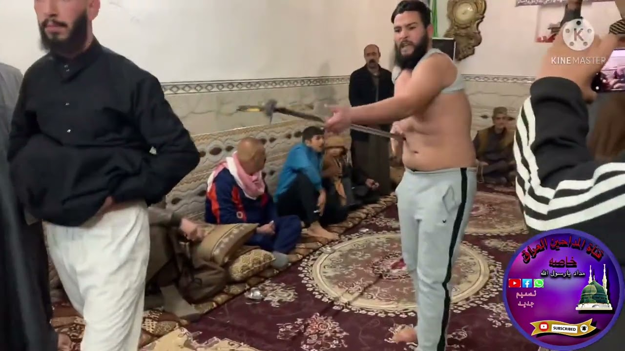 المداح عمر ساعد المكدمي مديح بحق ابو الشمله ضرب ارماح في التكية السيد عبد المنعم الجنابي جديد 2022