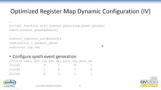 Mutable Verification Environments through Visitor and Dynamic Register Map Configuration