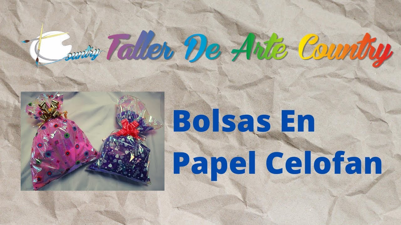 Bolsa de Celofan Decorada