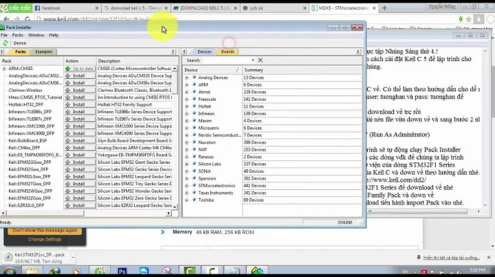 Hướng dẫn cài đặt keil c 5