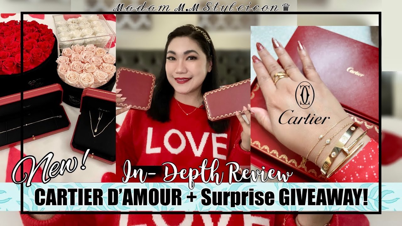 Cartier D'amour Necklace Large Model Yellow Gold, Luxury, Accessories on  Carousell