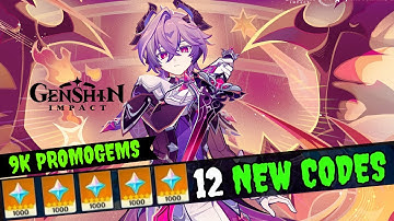 9k PROMOGEMS !! GENSHIN IMPACT REDEEM CODES 2025 - GENSHIN IMPACT CODES 2025 - GENSHIN CODES