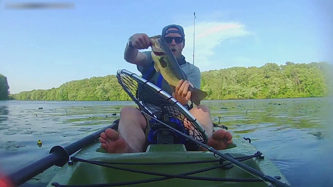 Kayak Fishing Central Pond YouTube