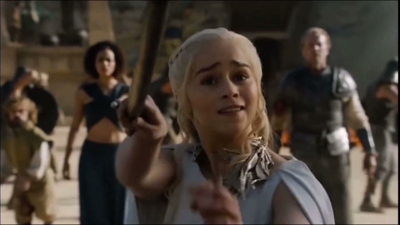 Epic Dragon Entrance Khaleesi Burns Her Enemies Game Of Thrones 