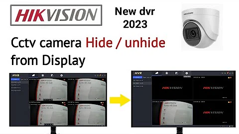 Hikvision CCTV Camera Hide / unhide from Display | CCTV Camera Hide unhide kaise kare| @krivitech