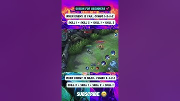 Simple Gusion Combo ✅✅ #mobilelegends #mlbbhighlights #mlbb #gusion #gusiontutorial #gusiontips