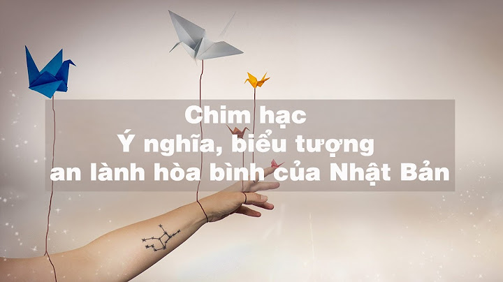 Chim hạc biểu tượng văn hóa của nhật bản