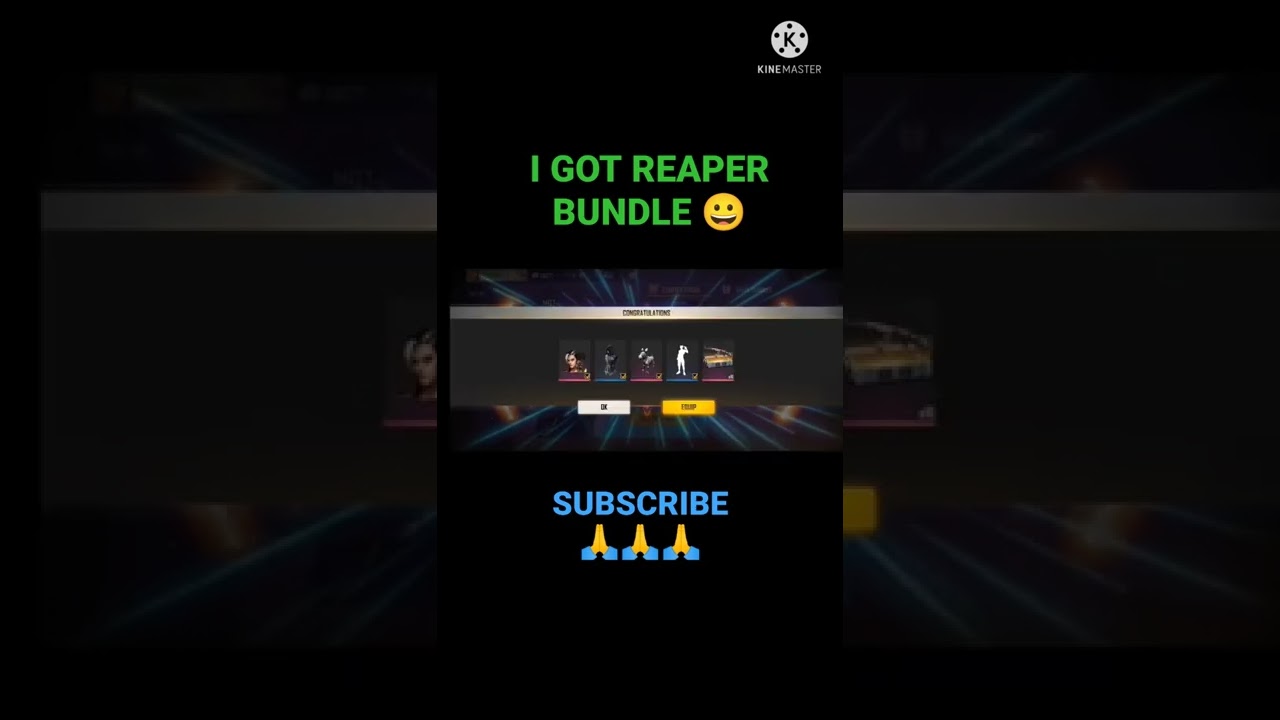 I GOT REAPER BUNDLE IN FREE FIRE