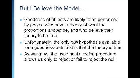 AP Stat Ch 26 Video 1 GOF 1314