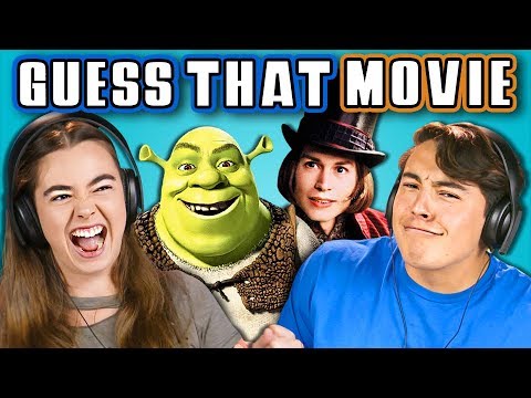 TEENS GUESS THAT MOVIE CHALLENGE (REACT)