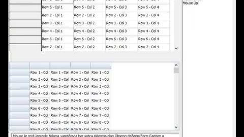 Delphi, StringGrid vs TMS AdvStringGrid Mouse Move