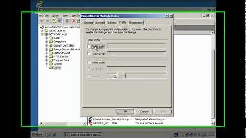 Profithost - Creating User Accounts - Windows Server 2003 R2