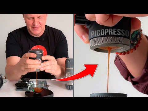 МИНИ-кофеварка для эспрессо Wacaco Picopresso: Плюсы и минусы | Сравнение с Nanopresso и 1Zpresso