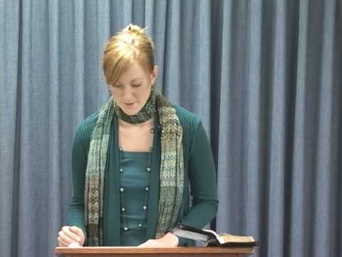Megan Handley Sermon - It Is Finished - Part 1 of 2